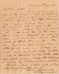 031. Nathaniel Heyward (II) to Mother-in-Law -- June 20, 1819