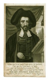 The Rev. Solomon Hirschell : Chief Rabbi of the German and Polish Jews in England