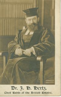 Dr. J. H. Hertz, Chief Rabbi of the British Empire
