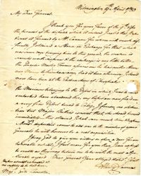 Letter from Henry Laurens to Benjamin Lincoln