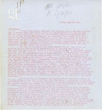 Letter from Gertrude Sanford Legendre, May 16, 1943