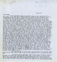 Letter from Gertrude Sanford Legendre, June 25, 1943