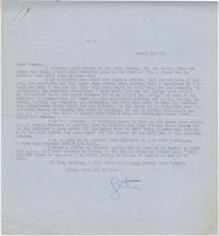 Letter from Gertrude Sanford Legendre, March 3, 1943