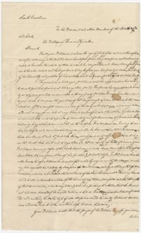 Copy of petition by Thomas S. Grimke to the President and members of the Senate against 