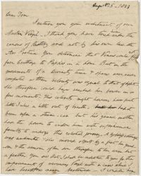Letter to Thomas S. Grimke from Benjamin Elliot, August 5, 1833