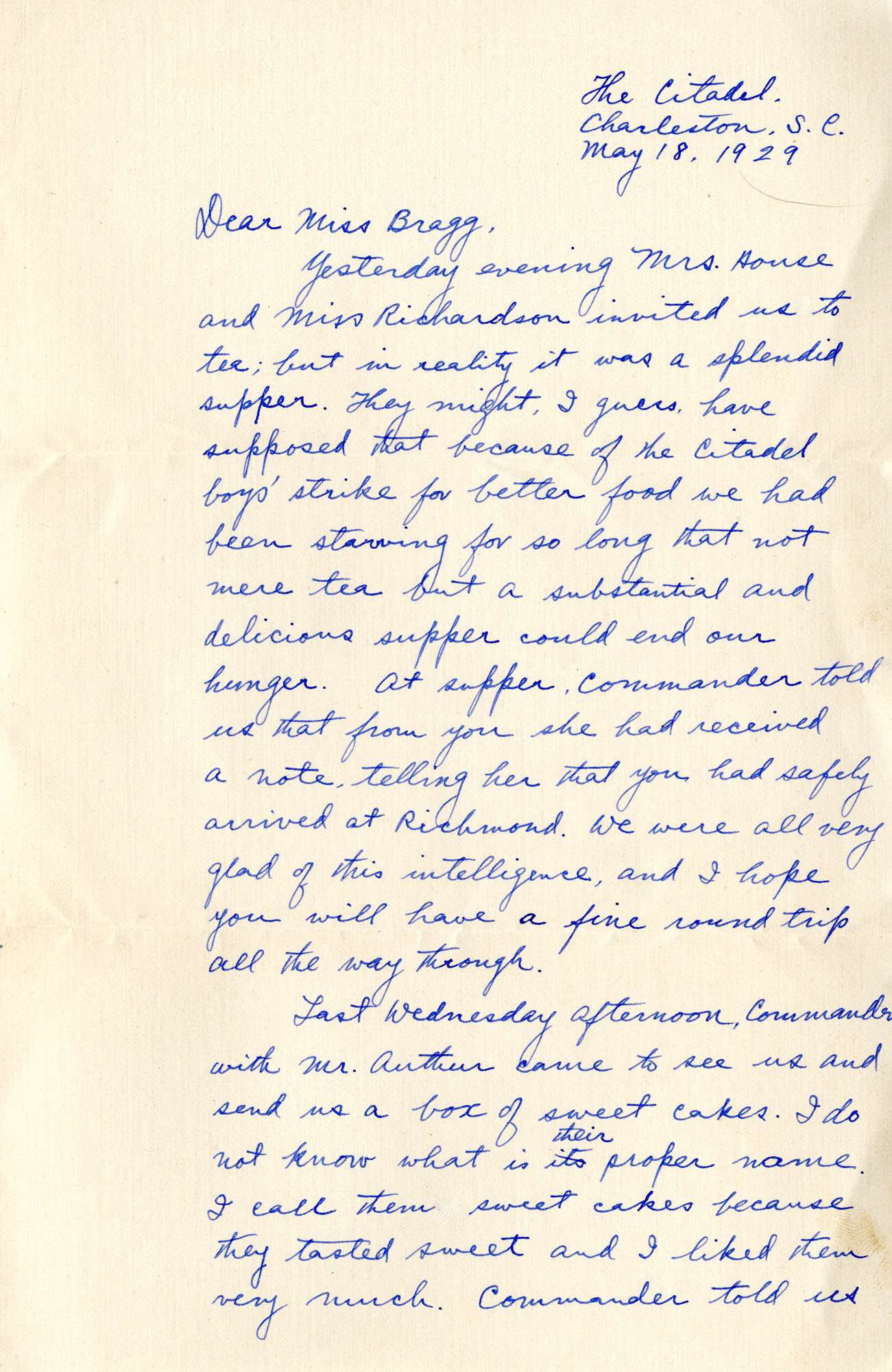 Letter From Fong Lee Wong To Laura M Bragg May 18 1029 Tify Letter From Fong Lee Wong To Laura M Bragg May 18 1029 Tify