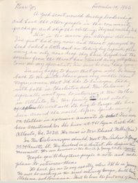 Letter from Septima P. Clark to Josephine Rider, December 14, 1966