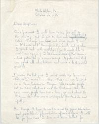 Letter from Bert Alberda to Septima P. Clark, October 16, 1966