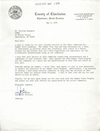 Letter from John P. O'Keefe to William Saunders, May 2, 1979