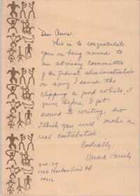 Letter from Urima Knisely to Anna D. Kelly, March 10, 1979