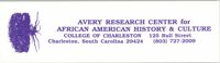 Avery Research Center for African American History and Culture, Bumper Sticker