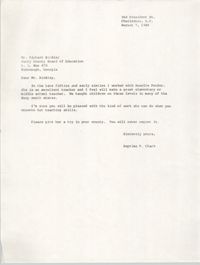 Letter from Septima P. Clark to Richard Binkley, August 7, 1984