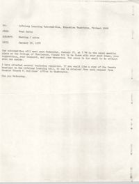 Trident 2000 Memorandum, January 19, 1978
