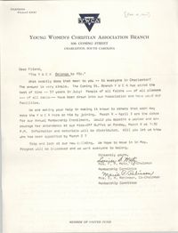Letter from Louise Metz and Marie R. Robinson, February 19, 1964