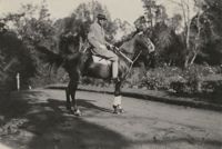 Mario Pansa astride a horse, Photograph 3