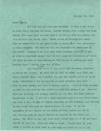 Letter from Sidney Jennings Legendre, October 23, 1942
