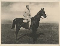 Mario Pansa astride a horse, Photograph 2