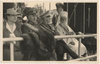 Officials observing a military ceremony, Photograph 2