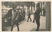 Military officials greeting each other, Photograph 3