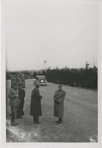 Mario Pansa greeting military personnel, Photograph 11