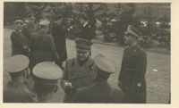 Mario Pansa greeting military personnel, Photograph 4
