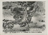 Italian soldiers under Achille Starace advancing on Gondar, Ethiopia