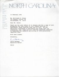 Letter from S. David Stamps to McKnight Fellows, March 1, 1994