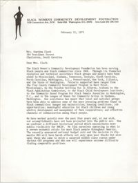 Letter from Inez Smith Reid to Septima P. Clark, February 15, 1973