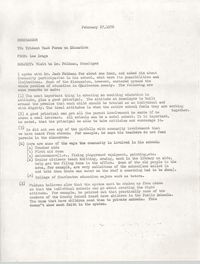 Trident Task Force Memorandum, February 27, 1978