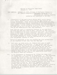 Minutes of the Trident Education Task Force, January 11, 1978