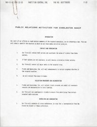 Public Relations Activities, National Association for the Advancement of Colored People, May 11, 1992