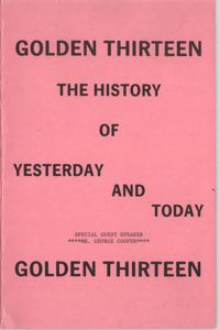 Booklet, Golden Thirteen: The History of Yesterday and Today