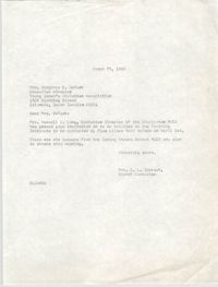 Letter from Christine O. Jackson to Virginia E. DeTurk, March 25, 1968