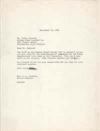 Letter from Christine O. Jackson to Arthur Jackson, September 23, 1966