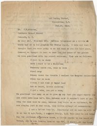 Letter from Ada C. Baytop to J. R. Blanton, February 26, 1923