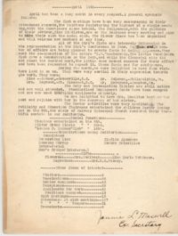 Monthly Report for the Coming Street Y.W.C.A., April 1926
