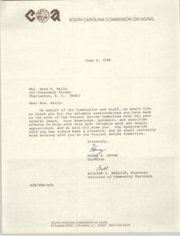 Letter from Harry R. Bryan and William J. Warlick to Anna D. Kelly, June 4, 1980