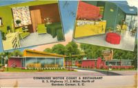 Combahee Motor Court & Restaurant. U.S. Highway 17, 2 Miles North of Gardens, S.C.