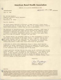 Letter from Pamela L. Mukherjee to William Saunders, June 12, 1980
