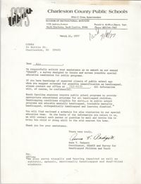 Letter from Anne V. Padgett to COBRA, March 21, 1977