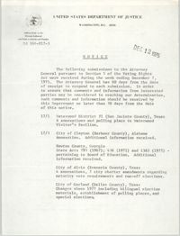 United States Department of Justice Notice, December 12, 1975