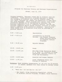 Agenda, June 22, 1979