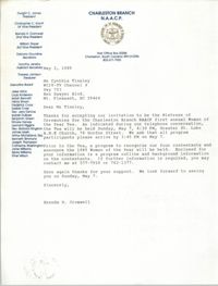 Letter from Brenda H. Cromwell to Cynthia Tinsley, May 2, 1989