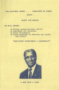 Jim Daniel Campaign Flyer