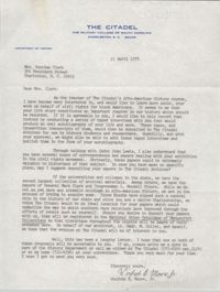 Letter from Winfred B. Moore, Jr. to Septima P. Clark, April 11, 1978