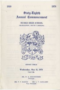 Twenty-Eighth Annual Commencement Exercises for Burke High School, May 31, 1978