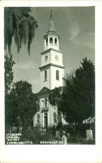 St. Helena Episcopal Church Established 1712. Beaufort, S.C.