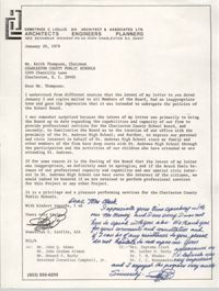 Letter from Demetrios C. Liollio to Keith Thompson, January 20, 1978