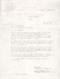 Letter from Marie K. Warren to Keith Thompson, February 4, 1978