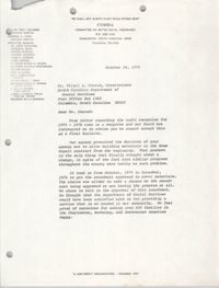 Letter from William Saunders to Virgil L. Conrad, October 18, 1978